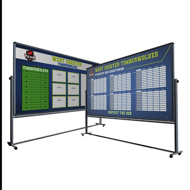 custom football locker room whiteboard